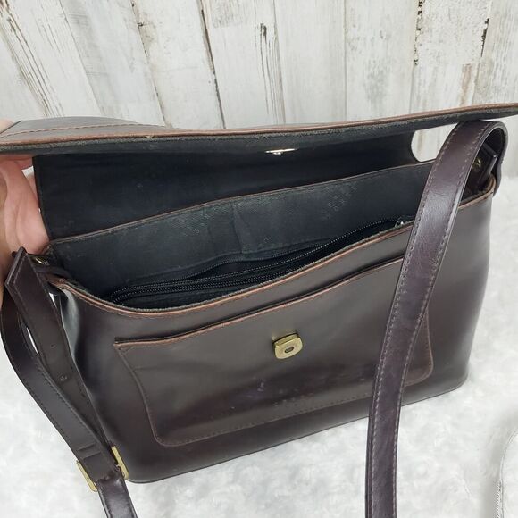 Crazy Horse by Liz Claiborne Shoulder Bag Brown - Picture 4 of 10